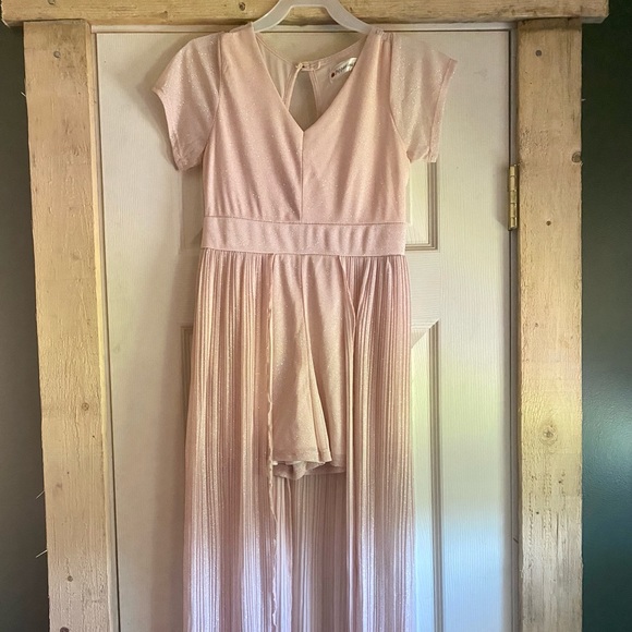 Girls Blush Romper - Picture 1 of 2